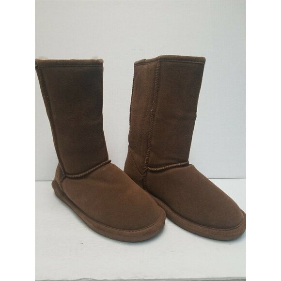 BearPaw Emma Tall Boots Tan Women Bearpaw Women\'s Emma Short Winter Boots TAN  Size